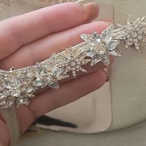 Badgley Mischka Crystal Adorned Sandle - BEAUTIFUL!